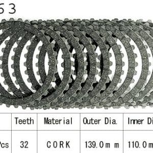 Kit Disques d'Embrayage Garnis Suzuki 1988-1998