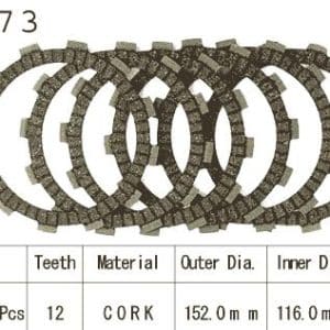 Kit Disques d'Embrayage Garnis Rm 250 / 1986-1987