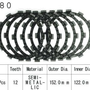 Kit Disques d'Embrayage Garnis Rgv 250 / 1989-1990