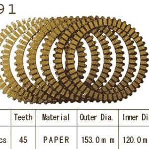 Kit Disques d'Embrayage Garnis Rf 600 R / 1993-1998