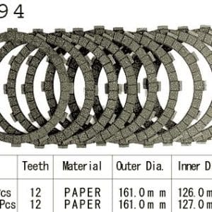 Kit Disques d'Embrayage Garnis Gsx-R 1300 Hayabusa / 1999-2001