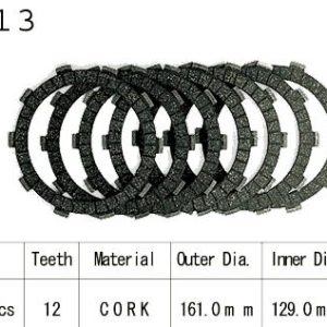 Kit Disques d'Embrayage Garnis Zx750 Gpz / 1976-1985