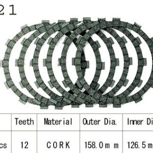 Kit Disques d'Embrayage Garnis Kr1/1s 250 / 1989-1993