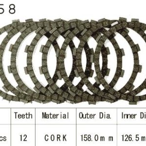Kit Disques d'Embrayage Garnis Cross Zx-7r Ninja / 1976-2017