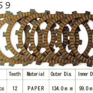 Kit Disques d'Embrayage Garnis Kx125 J1 1987-1993