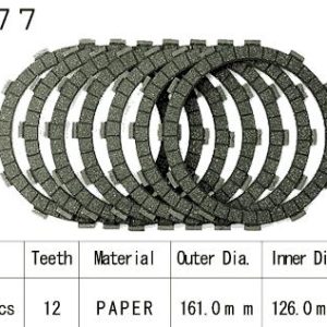 Kit Disques d'Embrayage Garnis Zr750 Zephir / 1991-2004