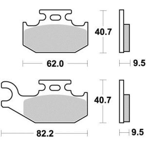 Plaquette de frein Vesrah Métal Fritté 2000-2020