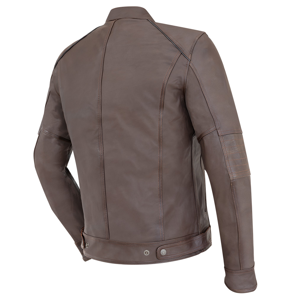 Blouson Cuir Homme VINTAGE - Marron - Taille L – Image 2