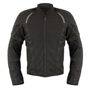 Blouson Eté SUMMER Homme - Ventilé + Doublure Etanche - Noir - Taille M