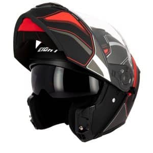 Casque Modulable DUAL FACE S551 Noir Rouge M