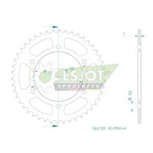Couronne Acier - 525 - 46 dents 2022-2025