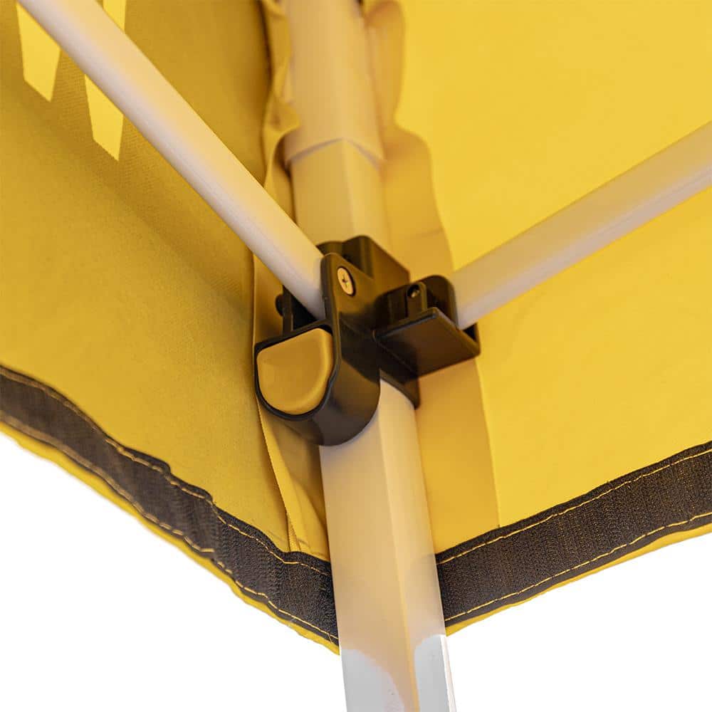 Barnum publicitaire 6M x 3M Noir - Structure acier - toile polyester 600D renforcé - 4 Mur – Image 3