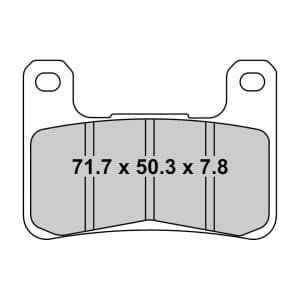 Plaquette de frein Métal Fritté Sinter Grip Road - R90 2004-2026