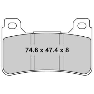 Plaquette de frein Métal Fritté Sinter Grip Road - R90 2004-2017