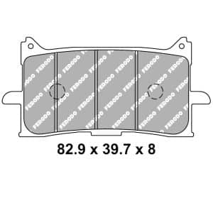 Plaquette de frein Semi-Métal Eco-Friction Route - R90