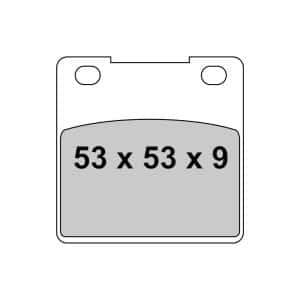 Plaquette de frein Métal Fritté Sinter Grip Road - R90 1981-2007