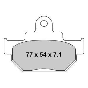 Plaquette de frein Semi-Métal Platinum + Route/Off Road - R90