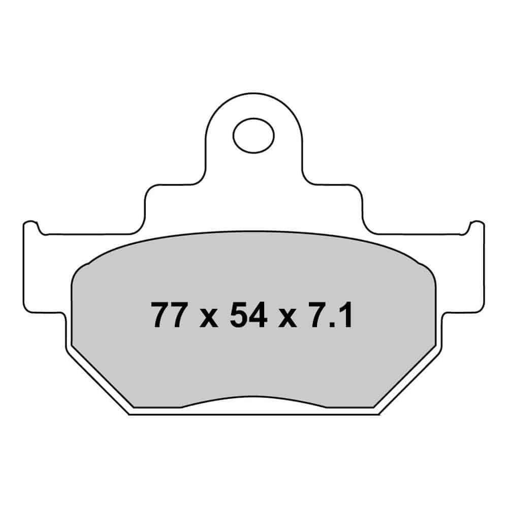Plaquette de frein Semi-Métal Platinum + Route/Off Road - R90