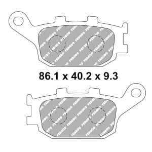 Plaquette de frein Semi-Métal Platinum + Route/Off Road - R90