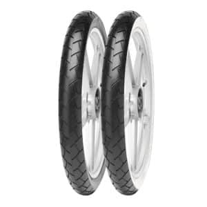 Pneu 2.25 - 17 39J TT MC-11 WW Flancs Blancs - Avant / Arrière