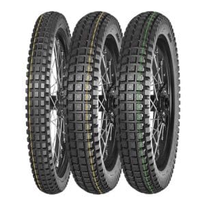 Pneu 110/90 - 19 62P TL/TT MITAS ENDURO HYBRID SUPER (YELLOW) - Arrière