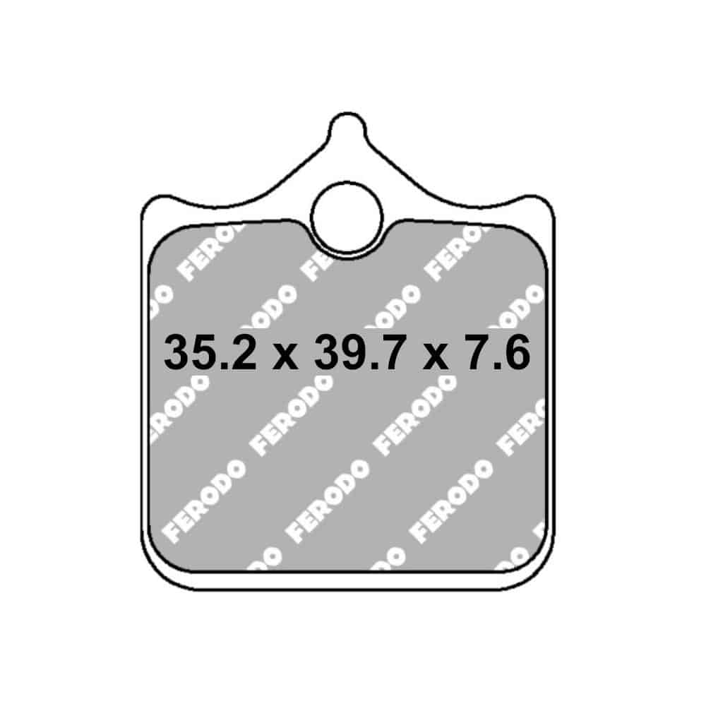 Plaquette de frein Métal Fritté Sinter Grip Road - R90 (brembo 4 plaquettes)
