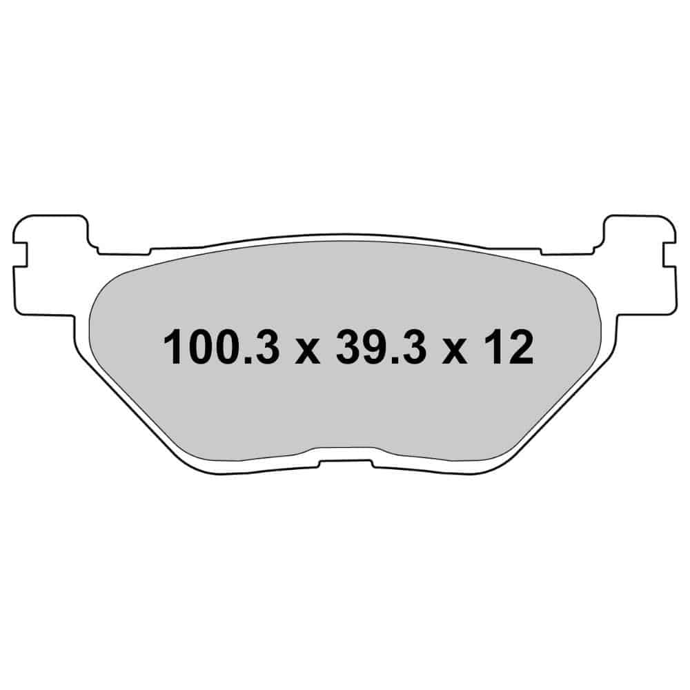 Plaquette Ferodo Semi-Métal Platinium +