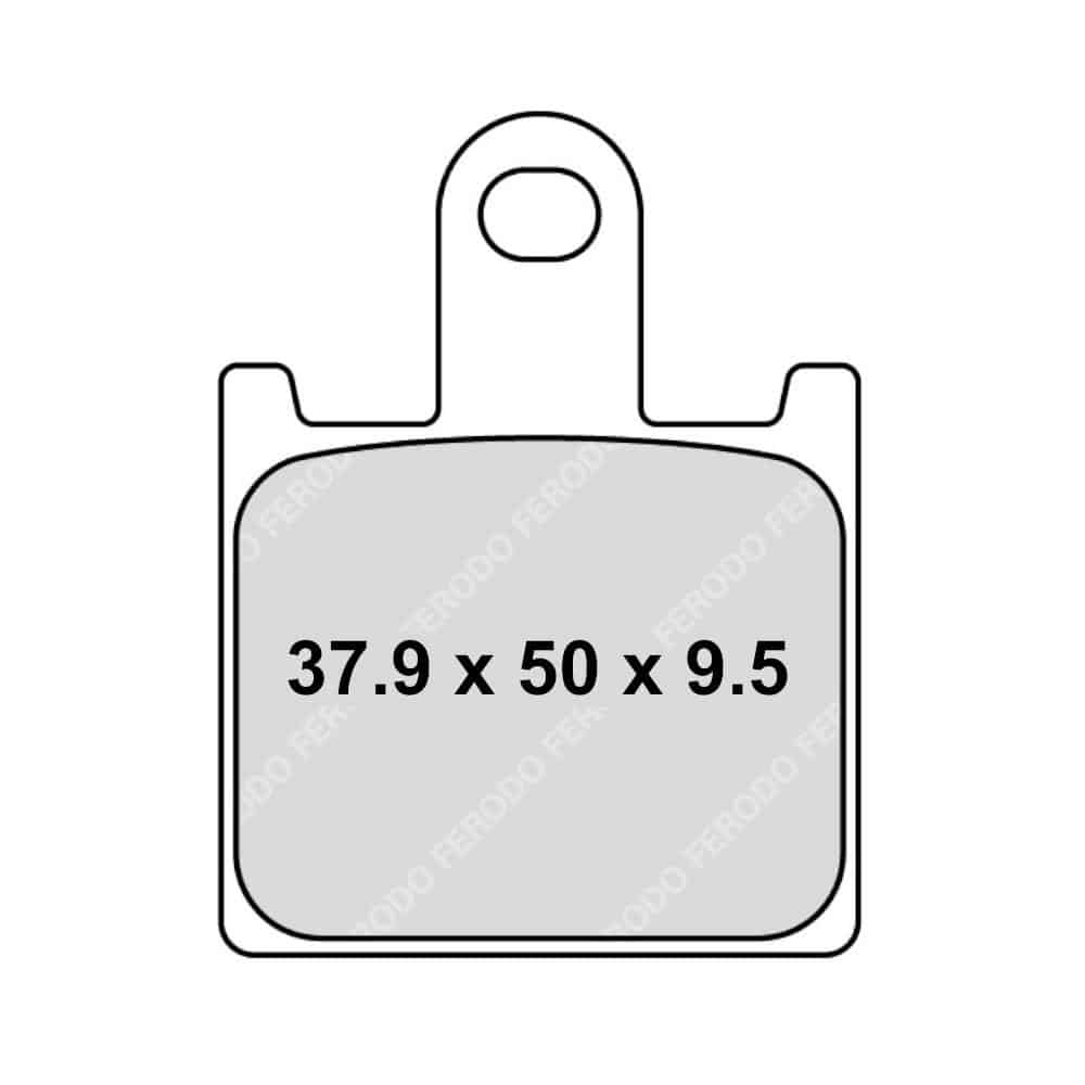 Plaquette de frein Métal Fritté Sinter Grip Road - R90 - (1 set = 4 plaquettes)