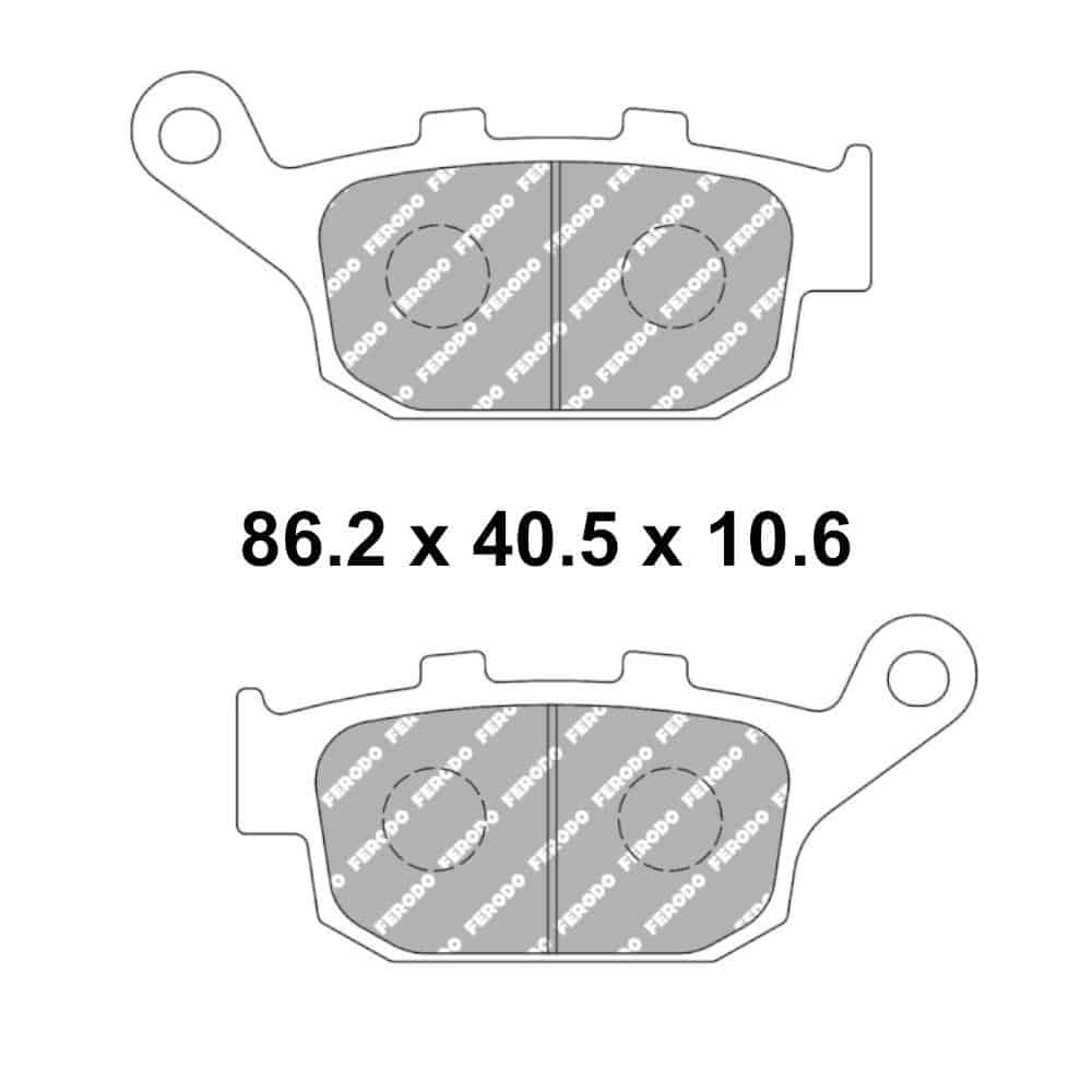 Plaquette de frein Métal Fritté Sinter Grip Road - R90 1988-2026