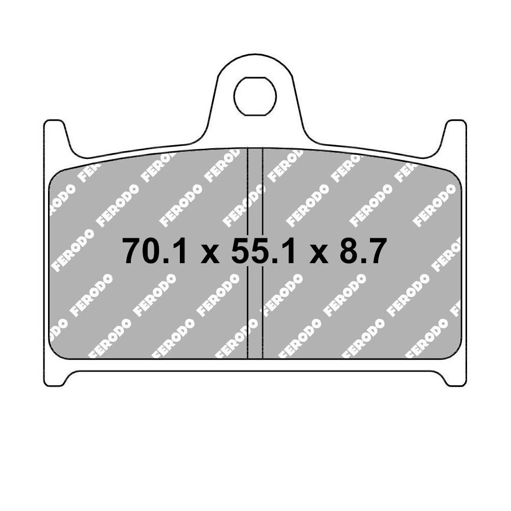 Plaquette de frein Métal Fritté Sinter Grip Road - R90
