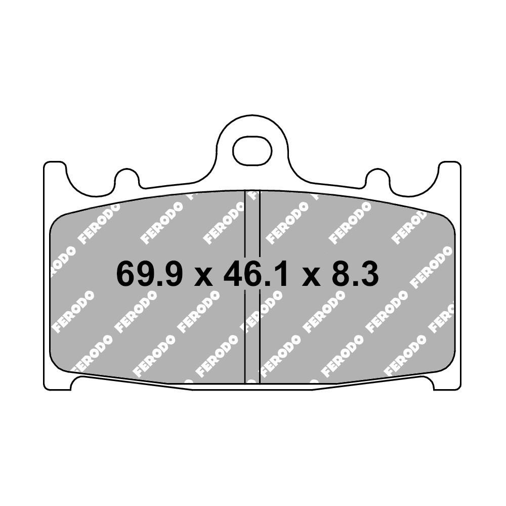 Plaquette de frein Métal Fritté Sinter Grip Road - R90 1989-2023