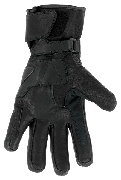 Gants Hiver Cuir Etanche LUXE Avec Coque Carbone - Noir - Homologués CE-1KP - XS – vue 2